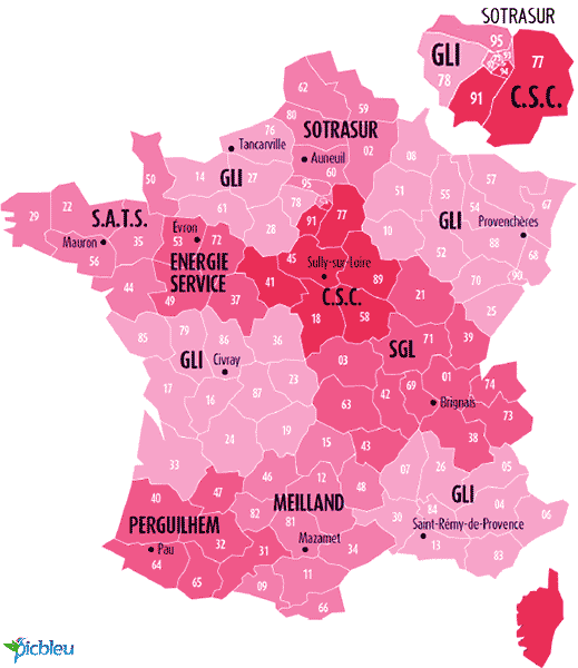 carte prestataires GPL en France