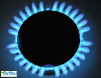Flamme-bleue-du-gaz-propane