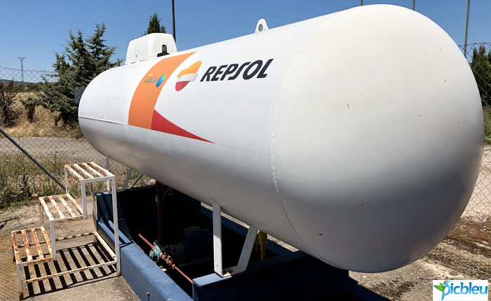 citerne aérienne espagnole Repsol